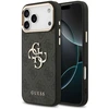Image de Guess Coque 4G Metal Logo Backcover Apple iPhone 17 Pro - Gold Edge - Black