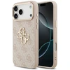 Image de Guess Coque 4G Metal Logo Backcover Apple iPhone 17 Pro - Gold Edge - Pink
