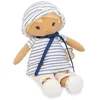 Image de KALOO - Tendresse - Ma 1ère Poupée en Tissu Eli - Poupée de Chiffon 25 cm - Haut Marin - Jolie Boîte Cadeau - Ruban Personnalisable - Dès la Naissance, K200012