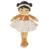 Image de KALOO - Tendresse - Ma 1ère Poupée en Tissu Eloïse - Poupée de Chiffon 32 cm - Robe en Velours Côtelé et Mousseline - Jolie Boite Cadeau - Ruban Personnalisable - Dès la Naissance, K200020