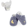 Image de Kaloo Bracelet Sonore & Pantoufles Éléphant En Peluche
