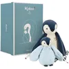 Image de KALOO   Complices   Duo Peluches câlins manchots   Bleu   15 cm et 25 cm   Doudou dès la Naissance,K212000