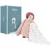 Image de KALOO   Complices   Peluche à Bisous   Rose   avec Mouchoir Mousseline de Coton   Doudou dès la Naissance,K212006