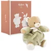 Image de KALOO - Doudou Ours Vert 17cm - Peluche Ultra-Douce et Moelleuse pour Bébé - Compagnon Tendre Dès la Naissance - Taille idéale pour Petites Mains - Cadeau de Naissance - K214007