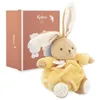 Image de KALOO - Doudou Lapin Jaune 17cm - Peluche Ultra-Douce et Moelleuse pour Bébé - Compagnon Tendre Dès la Naissance - Taille idéale pour Petites Mains - Cadeau de Naissance - K214012