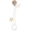Image de Kaloo, Attache-Tétine Crème en Bois et Tissu 22 cm, Dès la Naissance