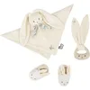Image de Kaloo - Lapinoo - Coffret de Naissance - Couleur Crème - 3 Accessoires Bébé - Doudou + Anneau de Dentition Bébé + Chaussons 11 cm - Dès la Naissance, K218013