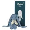 Image de KALOO, Lapinoo, Pantin Peluche Lapin Bleu Horizon, Dès la Naissance, 25 cm