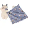Image de Kaloo Carre Douceur jouet en peluche Violet Cat 1 pcs