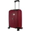 Image de METZELDER Valise Rigide CLICKER Coque Incassable 100% Polypropylène, Fermeture multipoints, Trolley extérieur Garantie 3 Ans (Rouge (Red), S - Small - 38L - 55x38x20cm - 3,2kg)
