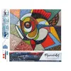 Image de Figured’Art Diamond Painting Broderie Diamant 40x50cm Toile Entière Roulée avec Strass Perles Carrés - Poisson Design - Kit Complet 5D DIY Activité Manuelle Loisirs Créatifs Adultes