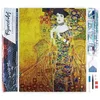 Image de Figured’Art Diamond Painting Broderie Diamant 40x50cm Toile Entière Roulée avec Strass Perles Carrés - Madame Bauer Klimt - Kit Complet 5D DIY Activité Manuelle Loisirs Créatifs Adultes