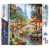 Image de Figured’Art Diamond Painting Broderie Diamant 40x50cm Toile Entière Roulée avec Strass Perles Carrés - La Boutique du Fleuriste Paris - Kit Complet 5D DIY Activité Manuelle Loisirs Créatifs Adultes