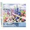 Image de Figured'Art Peinture par Numéro Adulte Haie de Fleurs - Activité Manuelle Kit de Loisir Créatif DIY Numéro d'Art Complet - 40x50cm sans châssis en bois