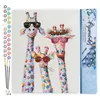 Image de Figured'Art Peinture par Numéro Adulte Famille Girafes Pop art - Activité Manuelle Kit de Loisir Créatif DIY Numéro d'Art Complet - 40x50cm sans châssis en bois