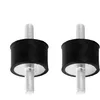 Image de cyclingcolors 2x silent bloc mâle mâle M8x18mm M8x18mm 30x15mm anti vibration caoutchouc bâteau voiture amortisseur silencieux
