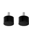 Image de cyclingcolors 2x silent bloc mâle plein M6x20mm 25x17mm anti vibration caoutchouc bâteau voiture amortisseur silencieux