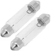 Image de cyclingcolors 2x Ampoule navette 12V 5W 8 x 28 mm SV7 voiture moto scooter feu plaque immatriculation plafonnier intérieur porte boite à gant lampe voyant