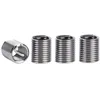 Image de cyclingcolors 4x Filets Rapportés Type Helicoil norme DIN 8140 en Acier Inoxydable Insert de Réparation Fil Métallique M4x0,7x4mm