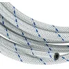 Image de cyclingcolors Durite essence 6mm fil tressé galvanisé et fil bleu haute qualité spéciale hydrocarbure Tuyau Carburant Essence Huile NBR Etanchéité voiture moto tracteur tondeuse scooter (Longueur 2m)