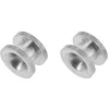 Image de cyclingcolors 2x Passe fil tête débroussailleuse diamètre 4 mm 16 mm hauteur 9 mm Jardin Parc Entretien  illet aluminium, tête 3 fils