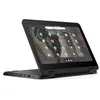 Image de ChromeBook Lenovo 500e Gen 3 11.6" Ecran tactile Intel® Celeron N4500 4 Go RAM 32 Go eMMC Noir Reconditionné en occasion ou reconditionné