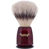 Image de Plisson - Blaireau Facette façon Loupe de noyer fibre Blanc haute montagne Rasage 1 pieces male