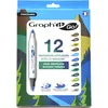 Image de GRAPH'IT GO Set de 12 marqueurs acrylique - Panorama