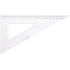 Image de Graph'it - Equerre Plastique Transparente Graduée 30 cm - 60 Degrés - Outil de Dessin Scolaire et Professionnel - Double Bordure Antitache