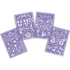 Image de GRIM’TOUT Kit 4 Pochoirs Maquillage Enfants - Grimage, Déguisement - Activité Artistique - Réutilisables et Lavables - Idéal Fête Kermesse Anniversaire et Halloween - Thèmes Variés