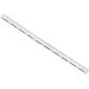 Image de Graphoplex Règle de coupe bord acier antiglisse quadrillée 100 cm Transparent GX17100