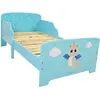Image de Fun House 713303 Leon Le Dragon Lit pour Enfant 140 x 70 cm avec sommier à Lattes sans Matelas, 1 Personne, Bleu