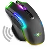 Image de Spirit Of Gamer - Souris Gamer sans Fil Rechargeable | 8 Boutons Programmables | Capteur Optique 4800 DPI | Rétroéclairage RGB Personnalisable | Gaming Mouse Ergonomique avec Repose Pouce
