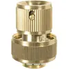 Image de Ribimex PRA/RLB.4218 Raccord rapide Aquastop en laiton 19 mm, or, 3/4"