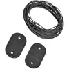 Image de Ribimex PRBVT30GR Kit de Fixation pour bâche Brise-Vue avec Fil et 30 plaques Gris