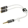 Image de Real Cable Iplug-J35M2F/0M20 Dédoubleur Stéréo Jack 3,5 M/F 0,20 m Noir