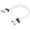 Image de Real Cable 2RCA-1/2M00 Câble RCA Double Blindage 2 m Blanc