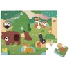 Image de Puzzle Tactile Foret Multicolore