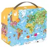 Image de Janod Puzzle Géant De L´atlas Mondial 300 Pièces