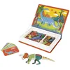 Image de Janod - Magneti'Book Dinosaures - Jeu Educatif Magnétique 50 Pièces - Apprentissage Motricité Fine et Imagination - Certifié FSC - Dès 3 Ans, J02590