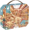 Image de Janod - Puzzle Enfant Musée d'Histoire Naturelle 100 Pièces - Jeu Educatif Motricité Fine et Concentration - Valisette Poignée - Fabriqué en France et Certifié FSC - Dès 6 Ans, J02606