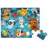 Image de Janod Puzzle Tactile D´animaux De La Forêt 20 Pièces