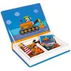 Image de Janod - Magneti'Book Bolides - Jeu Educatif Magnétique 50 Pièces - Apprentissage Motricité Fine et Imagination - Dès 3 Ans, J02715 - Bleu