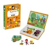 Image de Janod Magnéti'Book 4 Saisons - Jeu Educatif Magnétique 48 Aimants + 16 Cartes Modèles-Jouet Enfant en Carton FSC-Dès 3 Ans, J02721, Multicolore