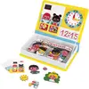 Image de Janod - Magneti'Book J'apprends l'heure - Jeu Educatif Magnétique 75 Pièces - Apprentissage Motricité Fine et Imagination - Dès 3 Ans, J02724