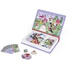 Image de Janod, Magneti'Book, Princesses, Jeu Magnétique, 55 Magnets | 7 Cartes Modèles, Princesses à Reproduire et à Mélanger, Créativité et Motricité Fine, Fer et Carton FSC, Dès 3 Ans