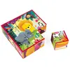 Image de Janod Jeu De Construction Kubkid 9 Blocks Jungle Animals