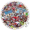 Image de Janod Ronde Observation Puzzle Pompiers 208 Pièces