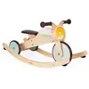 Image de Janod - Tricycle à Bascule en Bois- Tricycle Bébé Évolutif Premier Age - Développer la Motricité Globale et Le Sens de l'Équilibre - Jouet en Bois Certifié FSC- De 18 à 36 Mois, J03284
