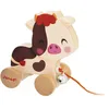 Image de Janod - Vache à Promener en Bois avec Clochette - Jouet d'Eveil à Tirer et Pousser - Apprentissage Motricité & Imagination - Ficelle 50cm adaptée aux petites mains - Certifié FSC - Dès 12 mois, J03324
